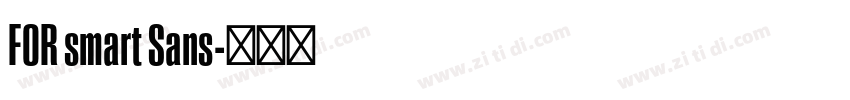 FOR smart Sans字体转换